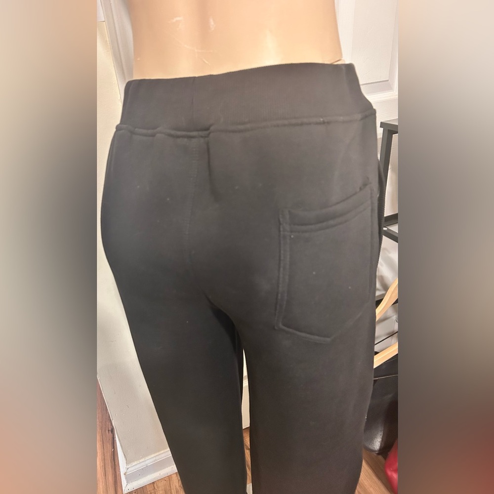 Men’s Black Sweatpants with Logo/Size:S-M/Excellent Condition(NO Re-Sale) - Picture 6 of 10